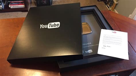 Unboxing My Gold Play Button! One Million Subscribers Strong! - YouTube