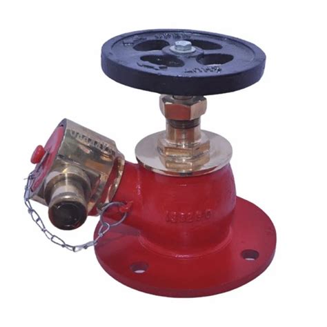 Mild Steel Single Head Hydrant Valve For Fire Safety Size Mm At