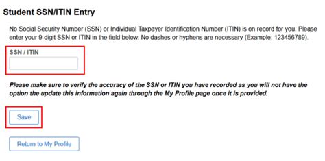 Social Security Number Ssn University Registrar