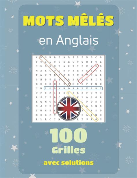 Buy Mots mêlés en Anglais 100 grilles avec solutions Livre de mots