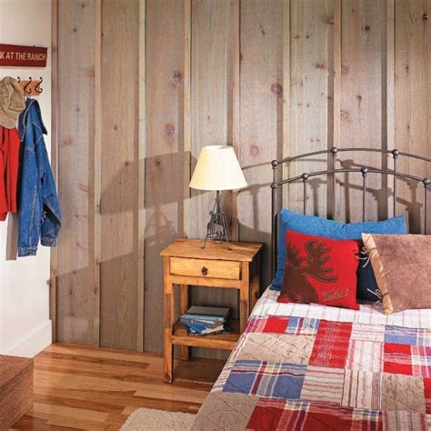 Rustic Cabin-Inspired Board & Batten Wall | his bold accent wall is