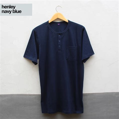 20 Desain Baju Polos Warna Biru Navy Desaprojek