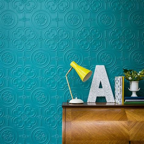 Anaglypta Wallpaper Comes Whit And You Can Paint Or Distress It