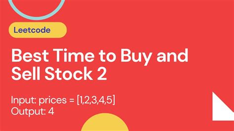 Best Time To Buy And Sell Stock II Leetcode 122 JavaScript YouTube