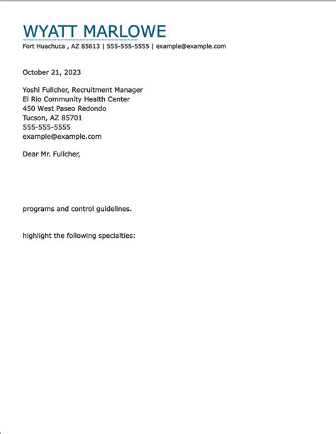 Cyber Security Cover Letter Examples And PDF Template