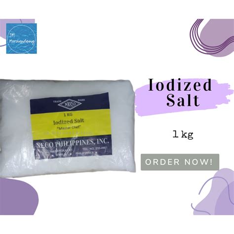 Iodized Salt Master Chef Kg Shopee Philippines