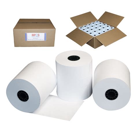 Thermal Paper X Bpa Free Rolls Case From Npos