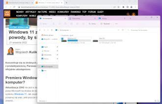 Windows 11 Eksplorator z kartami i inne nowości