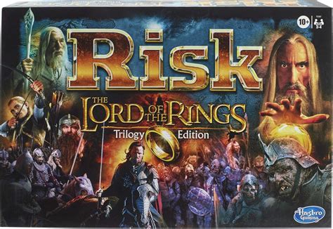 Risk The Lord Of The Rings Trilogy Edition Strategy Board Game For Ages 10 And Up For 2 4