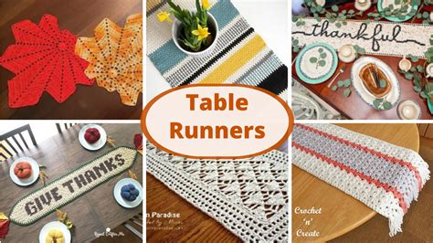 10 FAB Crochet Table Runners (Free Patterns) – Littlejohn's Yarn