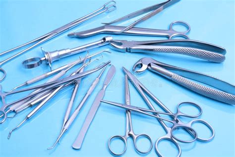 Set of Metal Medical Equipment Tools for Teeth Dental Care Stock Image - Image of healthcare ...