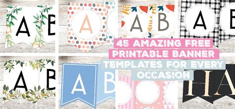 amazing  printable banner templates   occasion