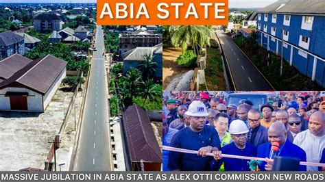 Gov Alex Otti Commission Newly Constructed Road In Aba Abia State