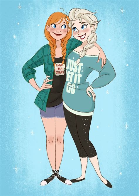 Annamatedarts “anna And Elsa ” Disney Fan Art Disney Frozen Elsa