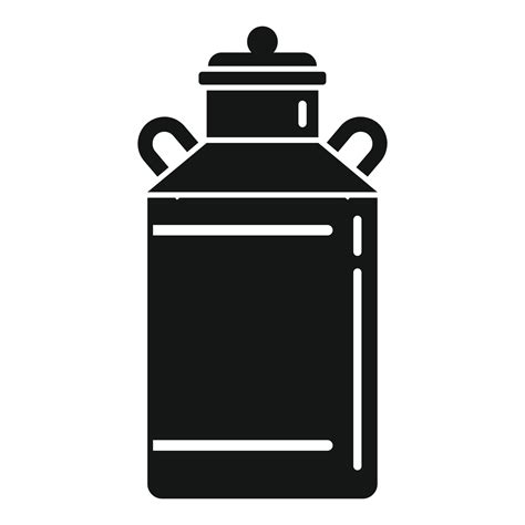 Milk Barrel Icon Simple Style 14655761 Vector Art At Vecteezy