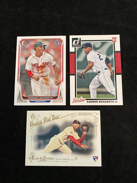 Lot Mint Rc Xander Bogaerts Rookie Baseball Cards Boston