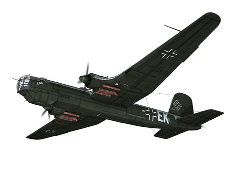 Heinkel He 177 Greif 6NEK 3D Model CGTrader