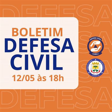 Boletim Da Defesa Civil Prefeitura Municipal De Canela