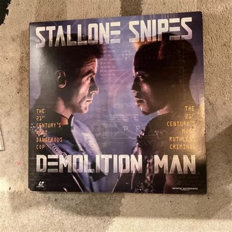 Demolition Man Sylvester Stallone Wesley Snipes Vhs Video Small Case