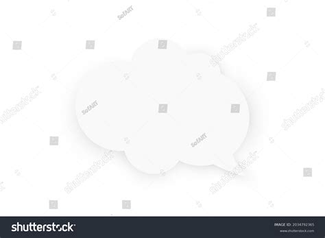 Buble Text Paper Art Background Stock Vector (Royalty Free) 2034792365 ...