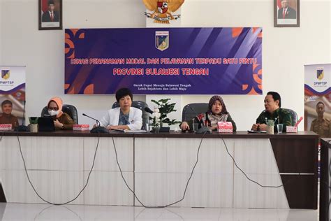 Dpmptsp Sulteng Hadiri Rapat Pemaparan Rencana Kerjasama Investasi