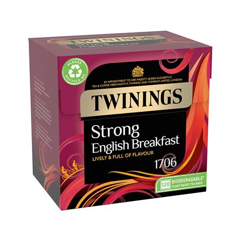 Strong English Breakfast 120 Tea Bags Twinings