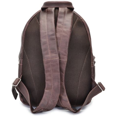 Mochila Masculina em Couro Legítimo Porta Notebook Café Elo7