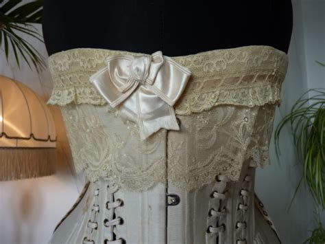 Unusual French Corset Ca 1900 Antique Gown