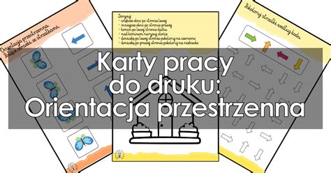 Orientacja Przestrzenna Karty Pracy PDF Do Druku Za Darmo