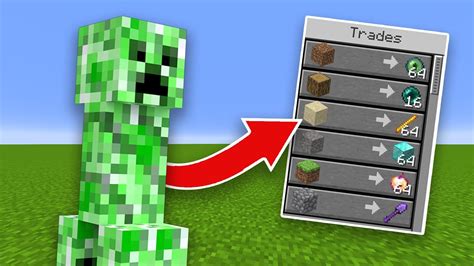 Minecraft Aber Alle Mobs Traden Op Items Youtube