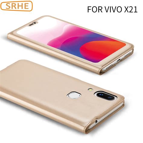 Vivo X21 Case Cover Flip Luxury PU Leather Business Cover For VivoX21