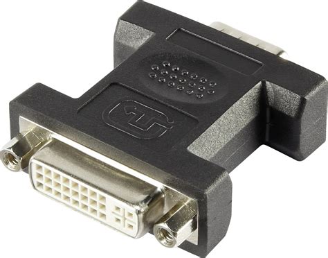 Renkforce RF-4212234 DVI / VGA Adapter [1x DVI socket 29-pin - 1x VGA plug] White screwable ...