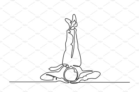 Man Relaxing Lying On Floor Line Drawing Graphic Illustration Drawings