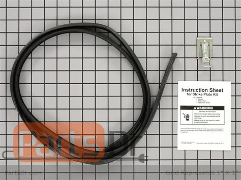 W10542314 Whirlpool Dishwasher Door Gasket Seal Parts Dr