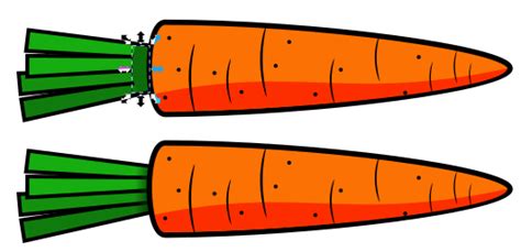 Рисуем морковь в inkscape | enascor.ru