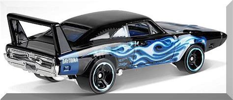 Hot Wheels Dodge Charger Daytona HW Flames Black Contemporary