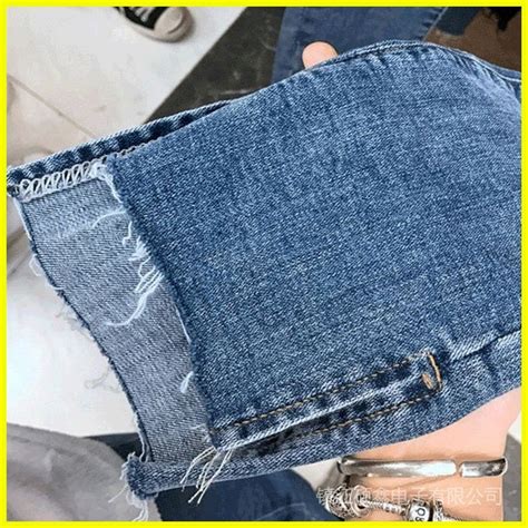 Jeans Slimmer Look Straight Casual Loose 2022 Denim Ripped High Waist