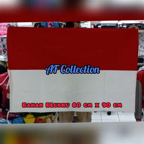 Jual Bendera Merah Putih Bludru Cm X Cm Bolak Balik Di Seller