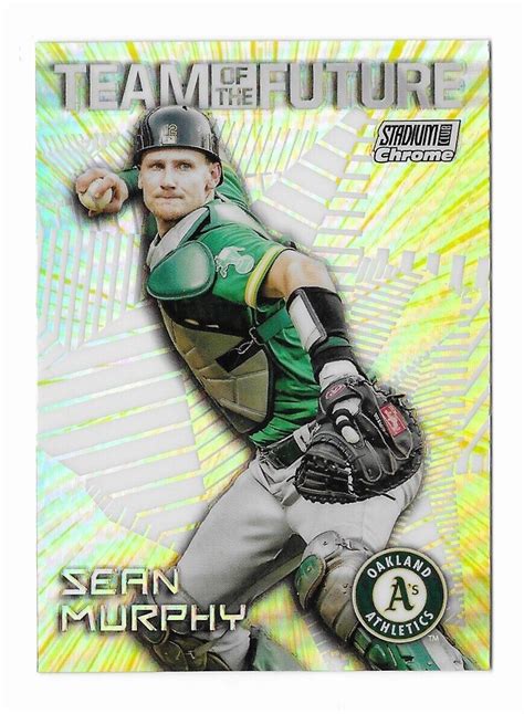 2022 Topps Stadium Club Chrome Team Of The Future TOF 1 Sean Murphy