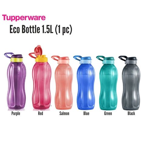 Tupperware Eco Bottle 1 5L BPA Free Plastic Water Bottle Botol Air