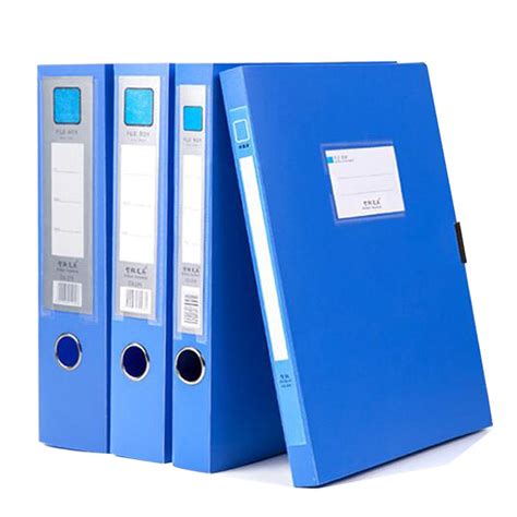 10 PCS Office Supplies 2cm A4 Plastic File Box Document Folder – Alexnld.com