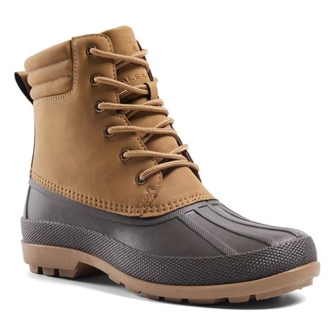 ALEADER Mens Duck Boots Insulated Waterproof Winter Snow Boots f 並行輸入品