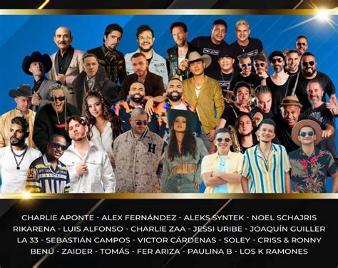 Imperdible Estos Son Los Artistas Confirmados Para La Gala De Latino