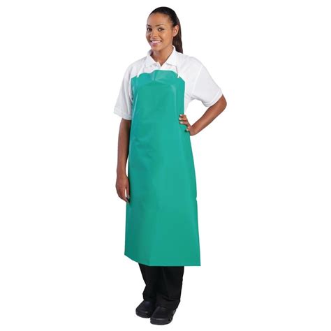 Heavy Duty Waterproof Bib Apron Green Bib Aprons And Tabards Mbs