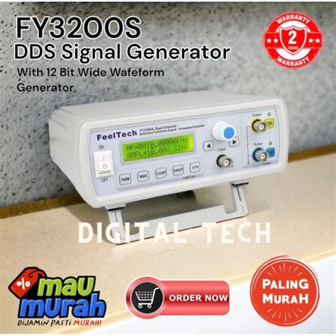 Jual FY3200S FeelTech Signal Generator 6M Function Dual Channel DDS