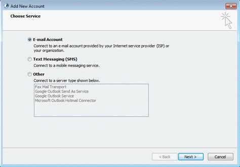 add  remove  email account