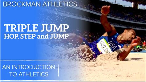 An Introduction To Triple Jump The Hop Step And Jump Phases YouTube