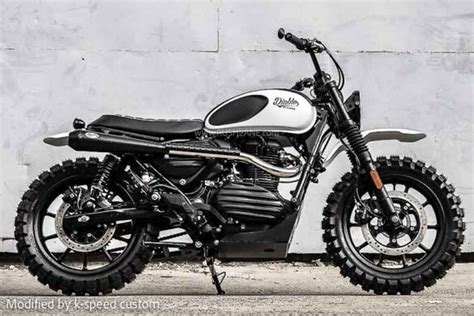 Ide Modifikasi Royal Enfield Hunter 350 Scrambler K Speed Custom