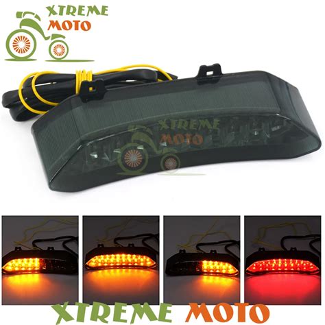 Buy Motorcycle Led Rear Turn Signal Tail Stop Light Lamps Assembly For Yamaha