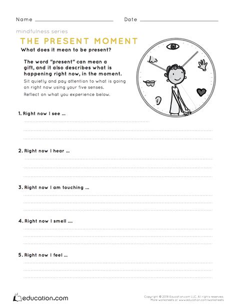 Mindfulness Worksheets